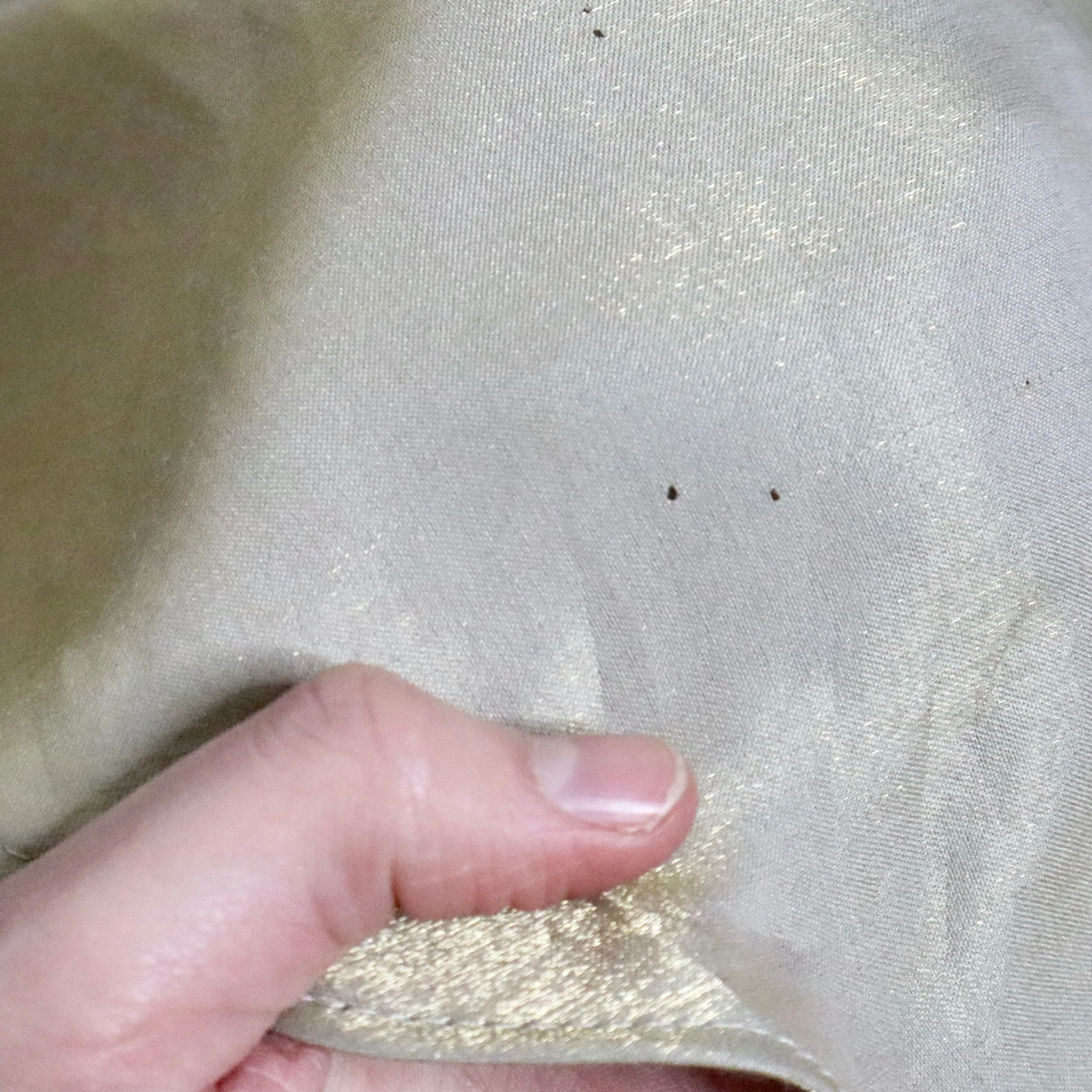 90s Elegant Gold Shimmer Prom Dress (M)