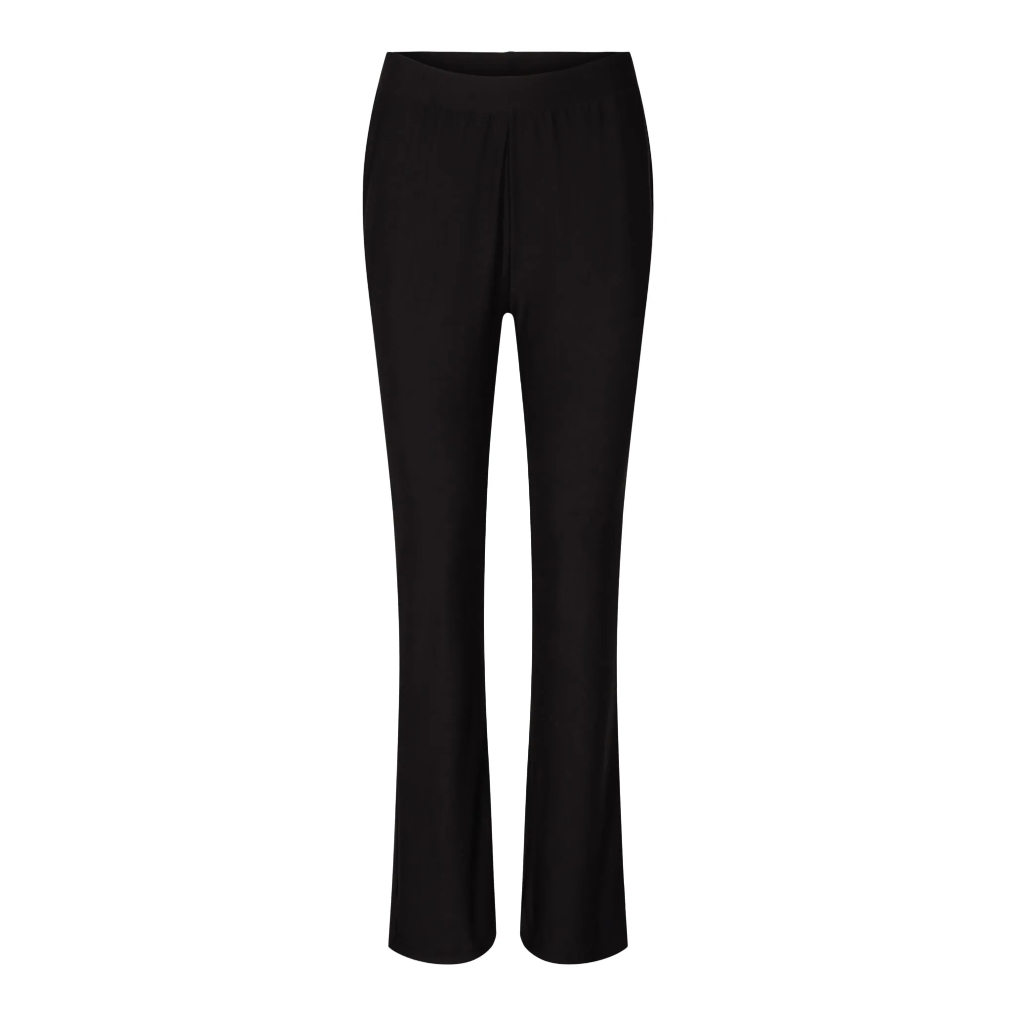 ALMA-FLAIRED-PANTS - BLACK