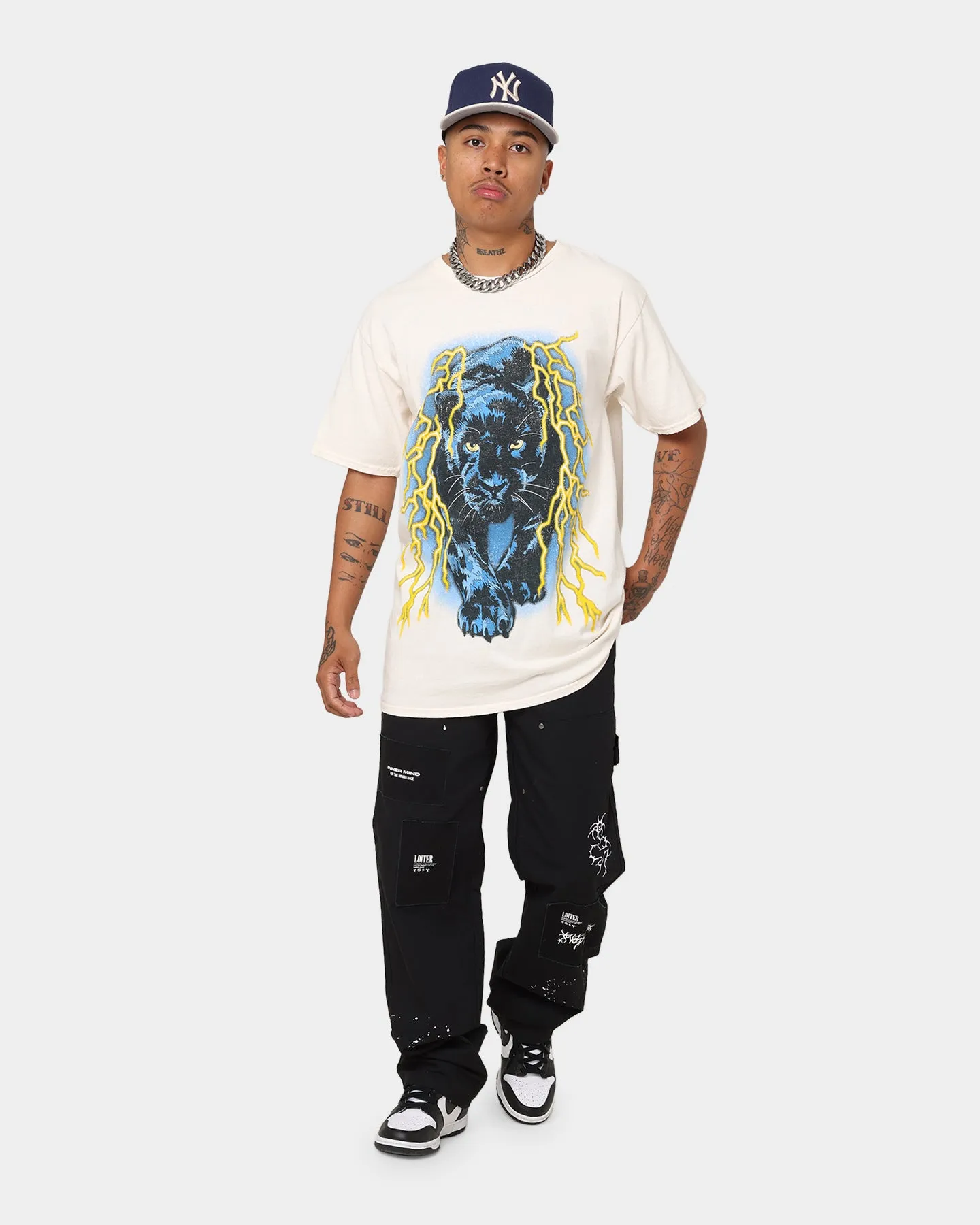 American Thrift OG Panther T-Shirt Off White