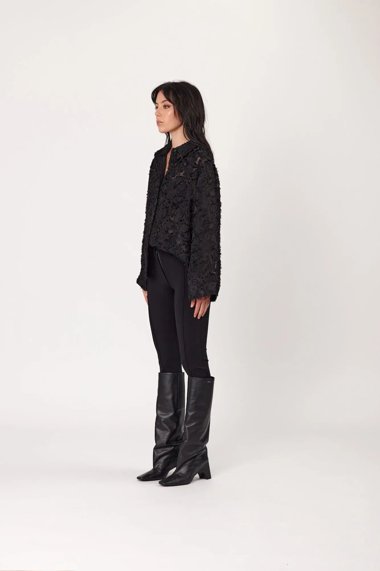 BRYLEE SHIRT - BLACK