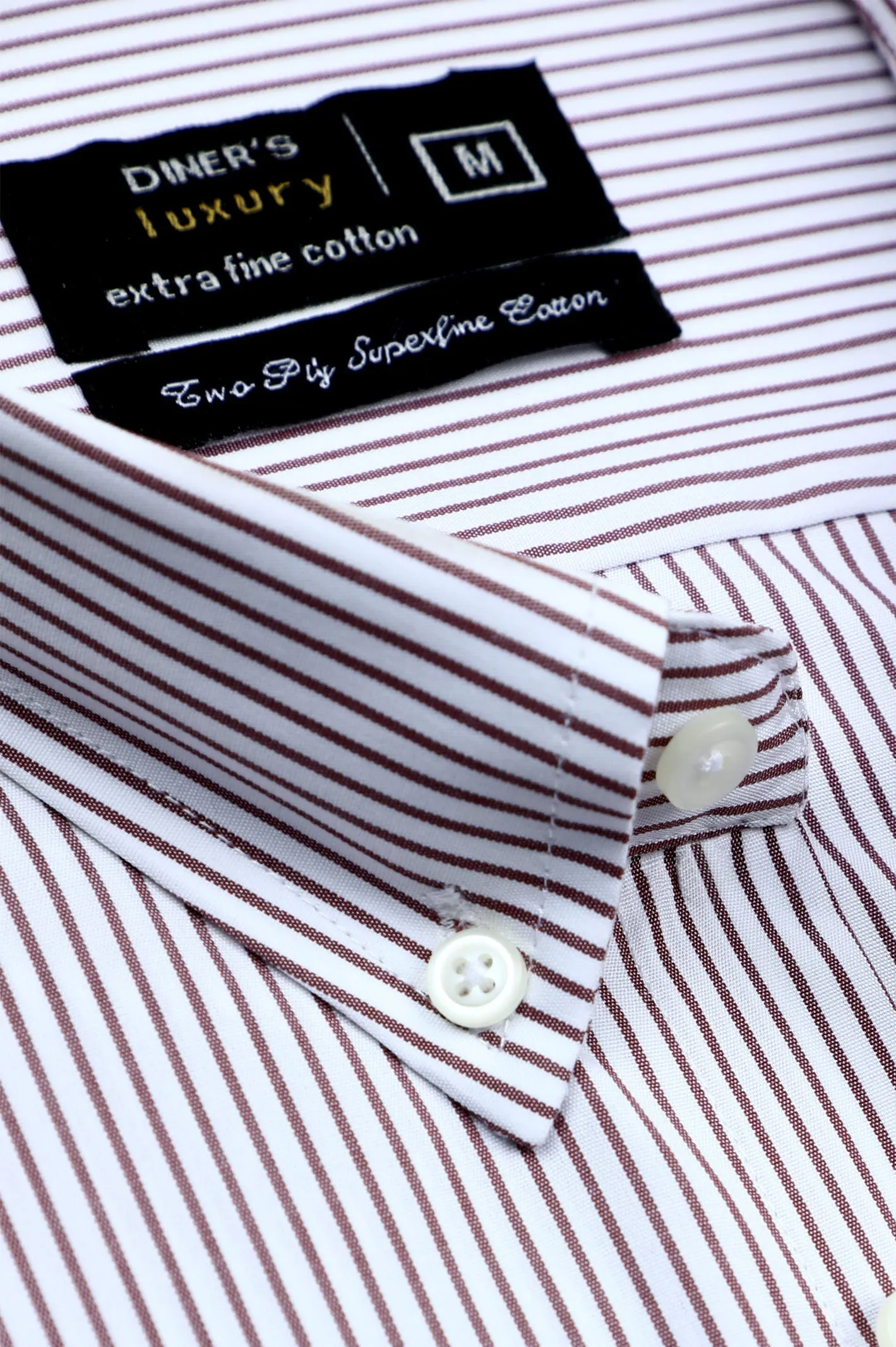 Dark Brown Formal Luxury Shirt (Half Sleeves)