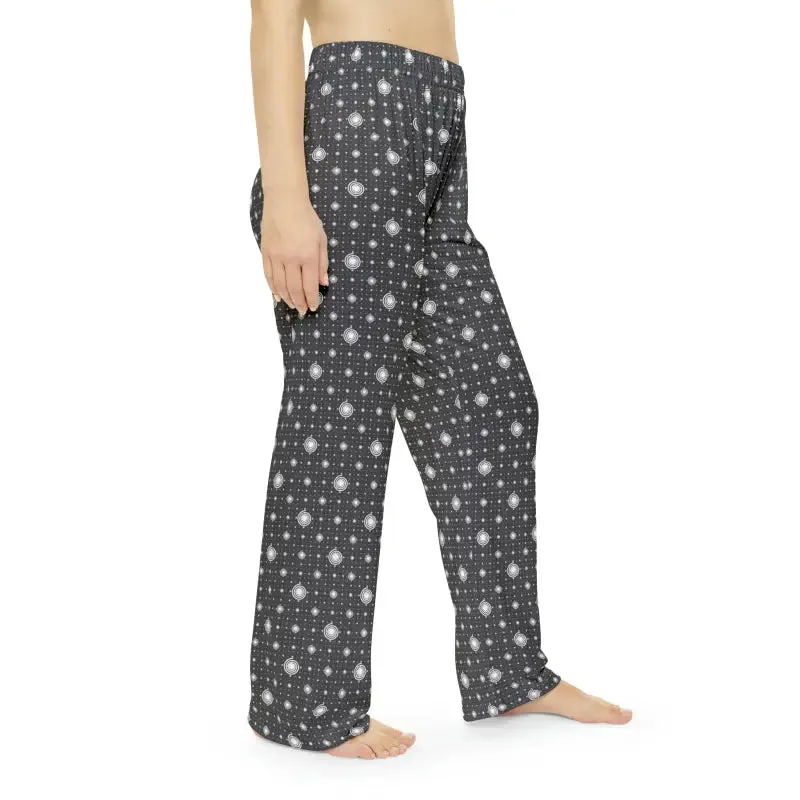 Dreamy White Swirls Women’s Pajama Pants