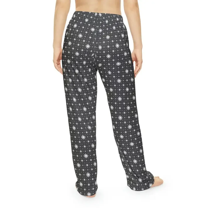 Dreamy White Swirls Women’s Pajama Pants