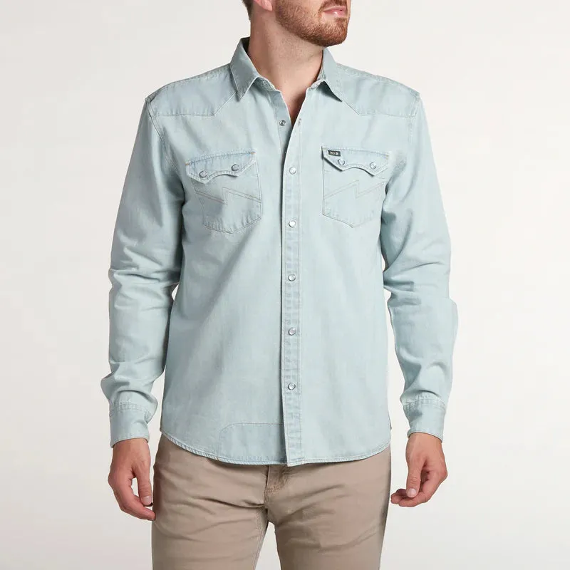 Dust Up Denim Long Sleeve Snap Shirt