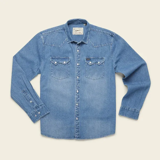 Dust Up Denim Long Sleeve Snap Shirt
