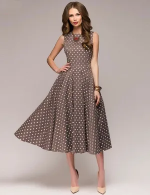 Evie™ - Vintage Polka Dot Dress