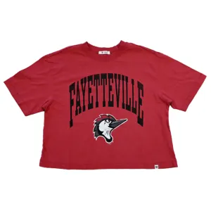 Fayetteville Woodpeckers 47 Brand Women's Montauk Crop Top
