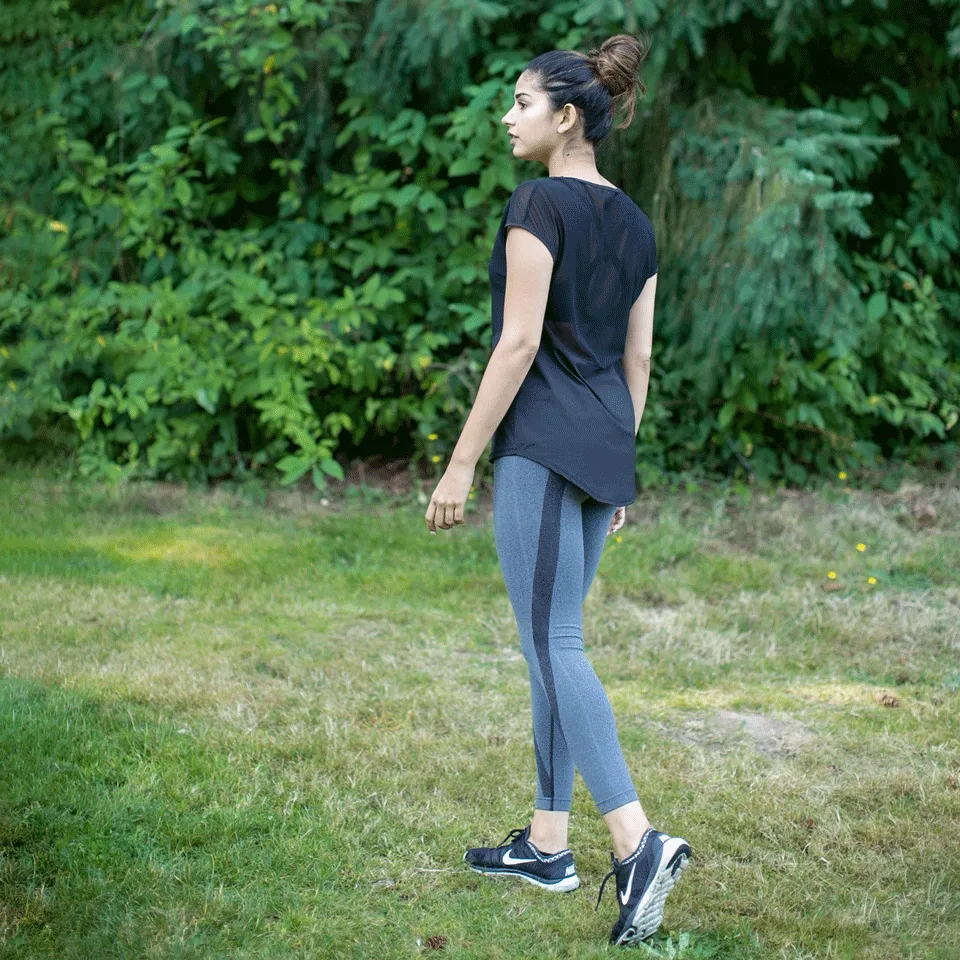 Final Sale Black Mesh Illusion Tee