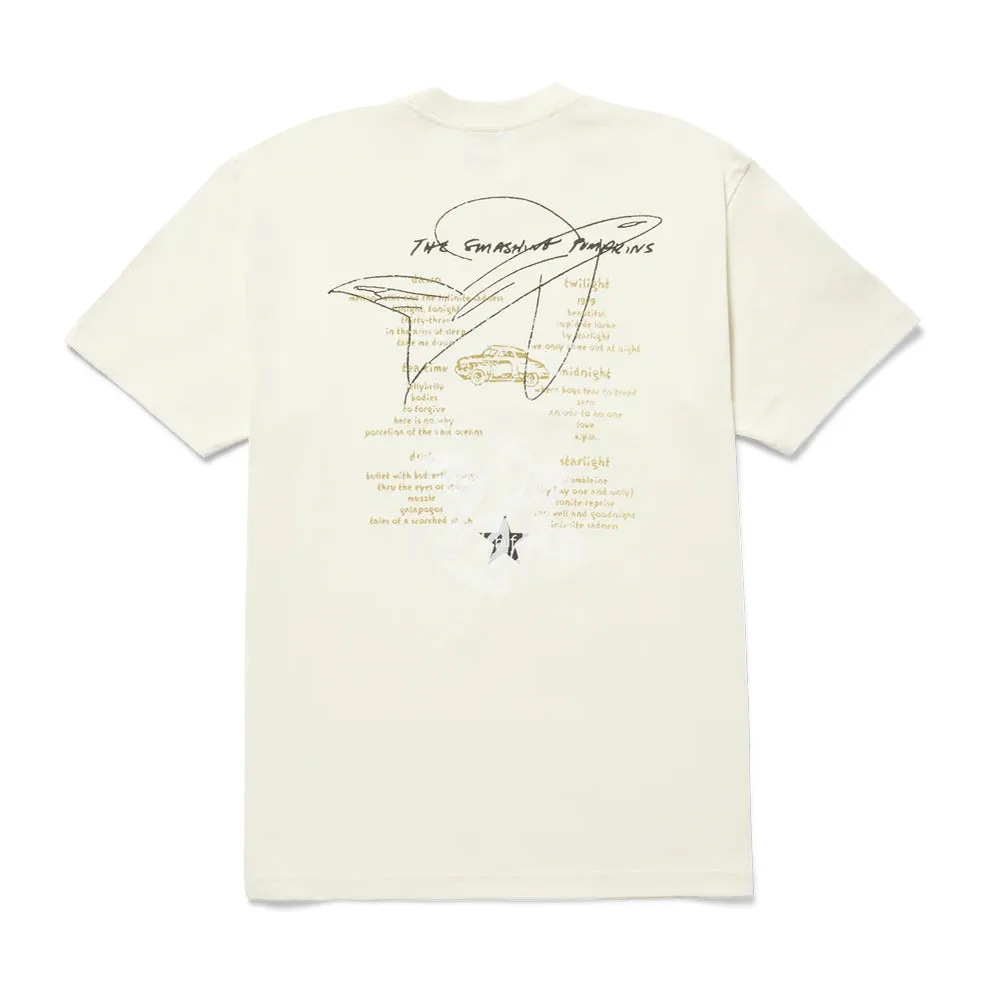 HUF X SMASHING PUMPKINS JELLY BELLY TEE // BONE