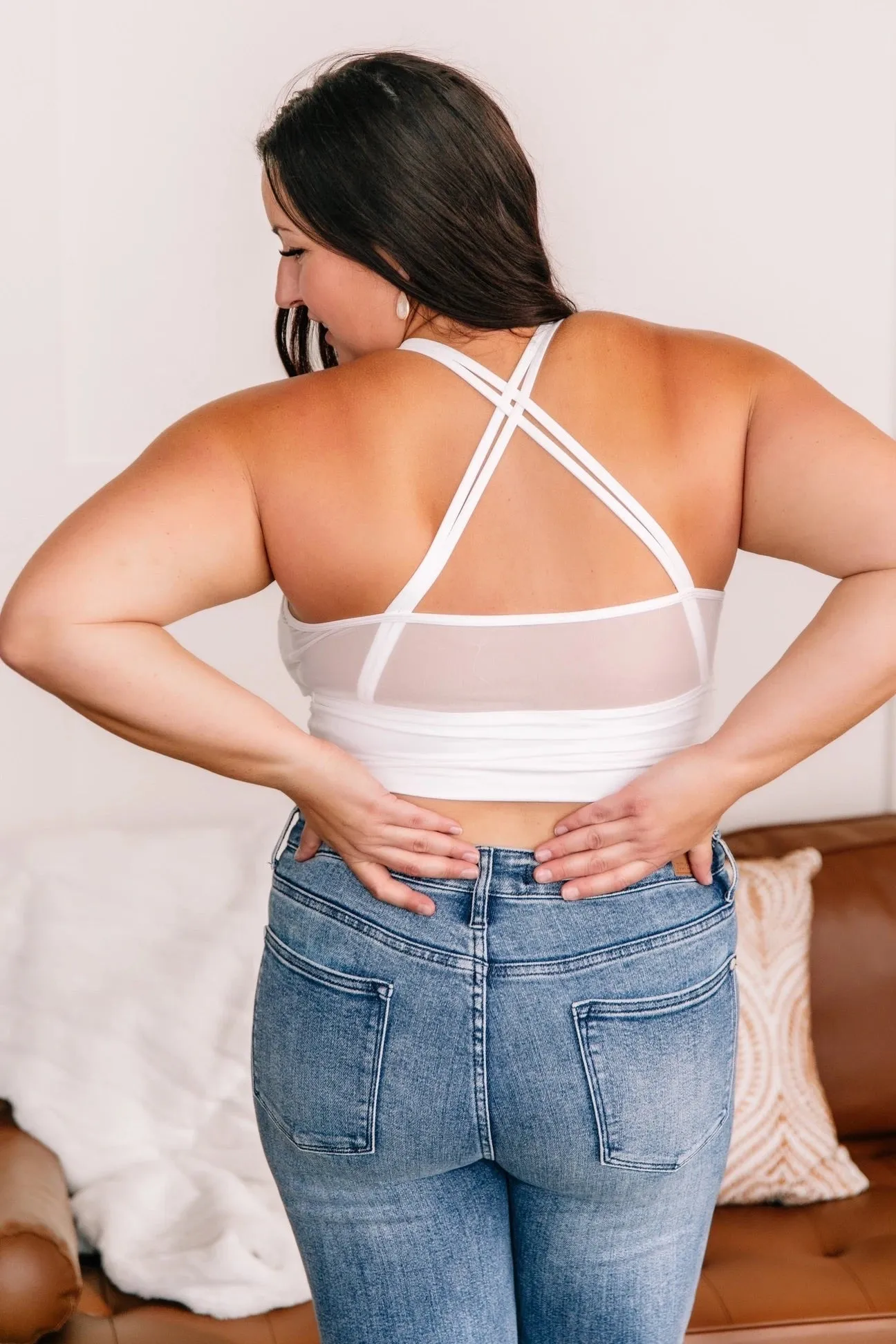 #K968 Yoga Bralette (Off-White)