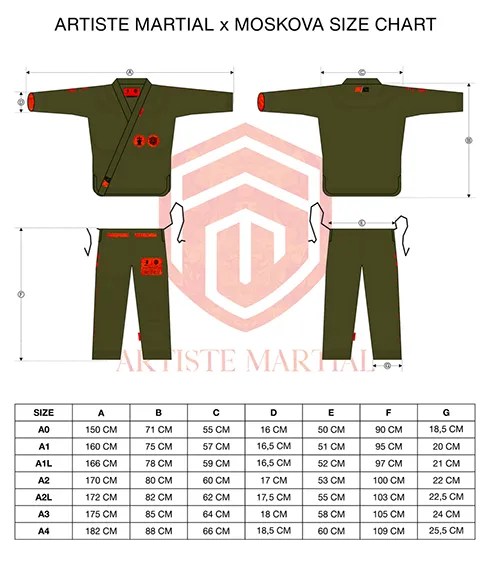 LIMITED EDITION GI  - ARTISTE MARTIAL x MOSKOVA COLLAB