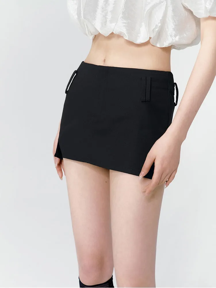 Micro-Mini Tight Simple Skirt