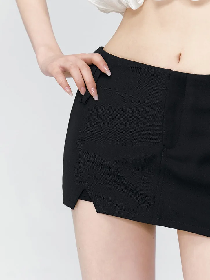 Micro-Mini Tight Simple Skirt