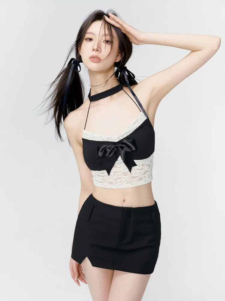 Micro-Mini Tight Simple Skirt