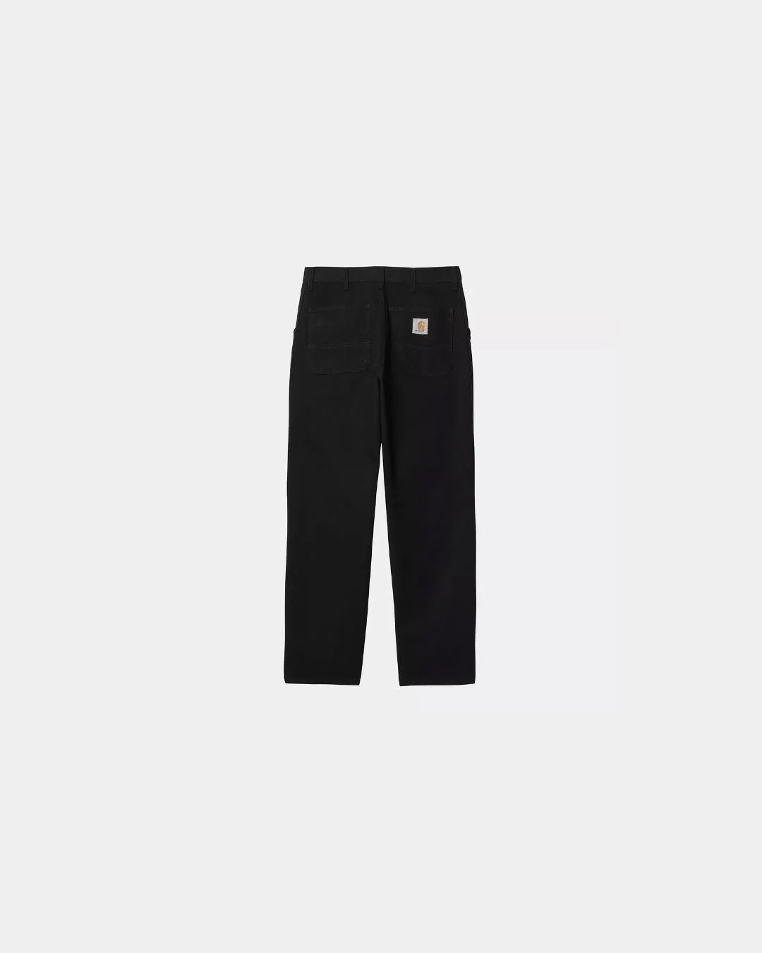 SIMPLE PANT IN BLACK RINSED