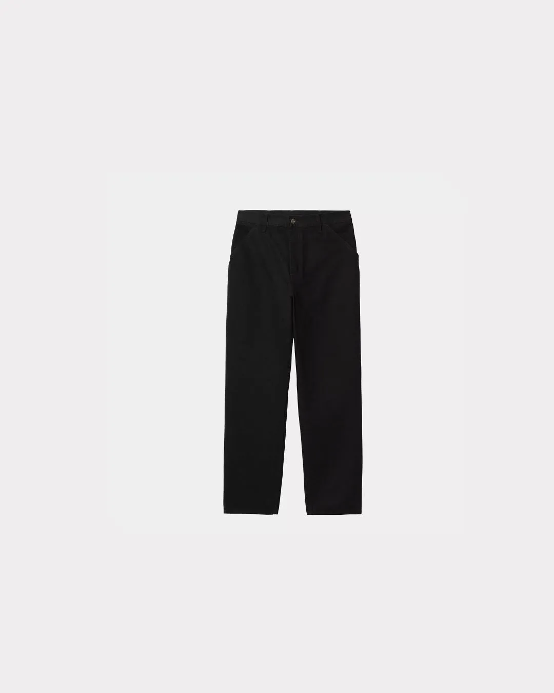 SIMPLE PANT IN BLACK RINSED