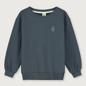 Sweater Dropped Shoulder 10Y Blue Grey
