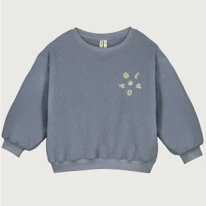 Sweater Dropped Shoulder Teddy POP Stone Grey