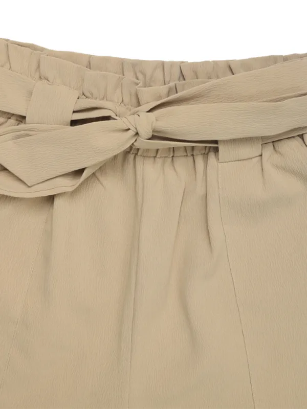 Sylvie New Elastic Waist Trousers Simple Pants Trousers