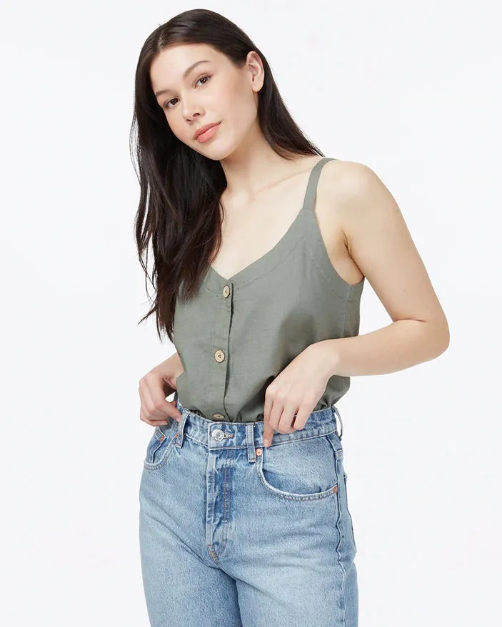 TENTREE Main Street Tank Women's Agave Green