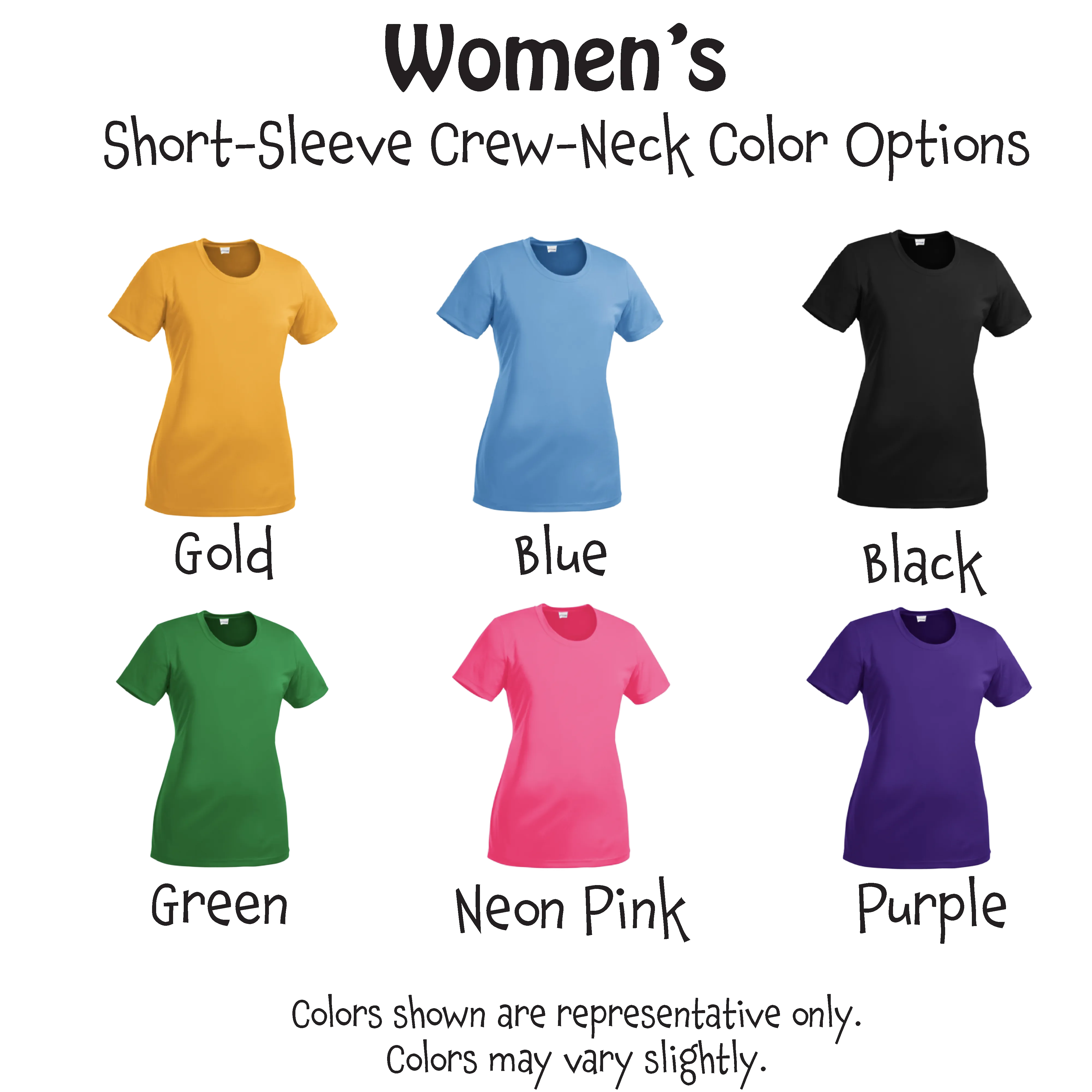 Turkey Pickleball | Women’s Short Sleeve Crewneck Pickleball Shirts | 100% Polyester