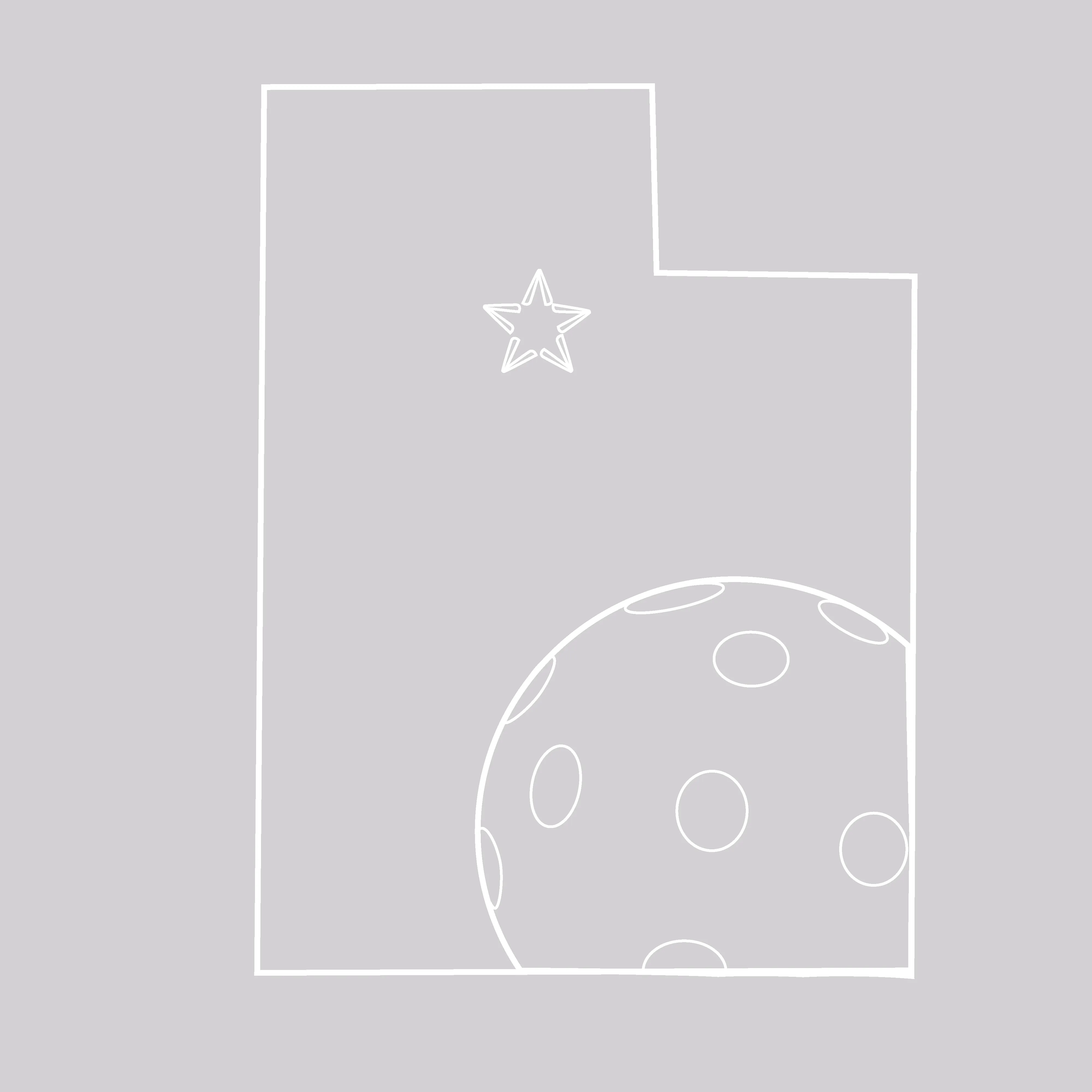 Utah With Pickleballs | Men's Short Sleeve Athletic Shirt | 100% Polyester