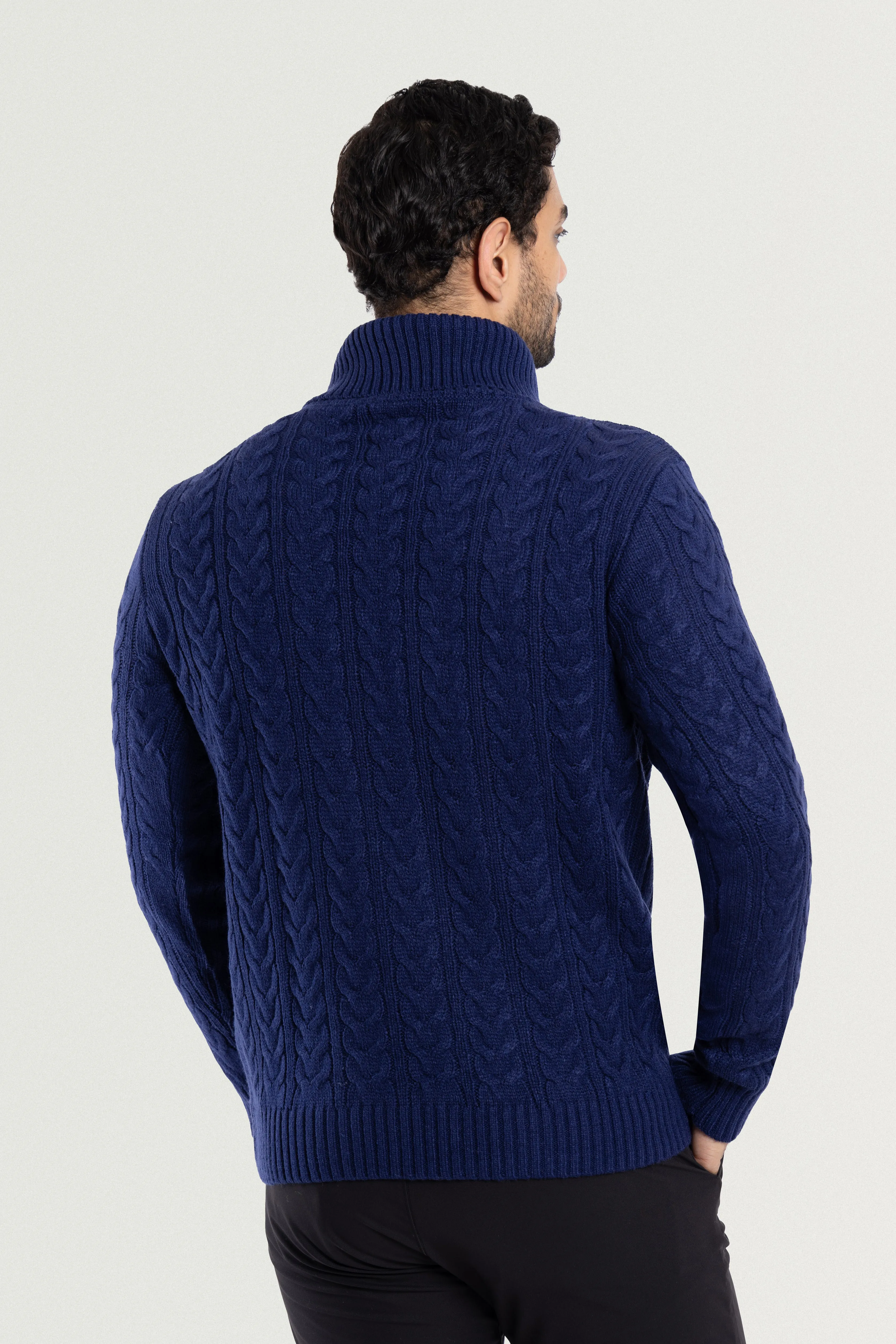 X RAY Men's Soft Slim Fit Turtleneck Pullover Sweaters