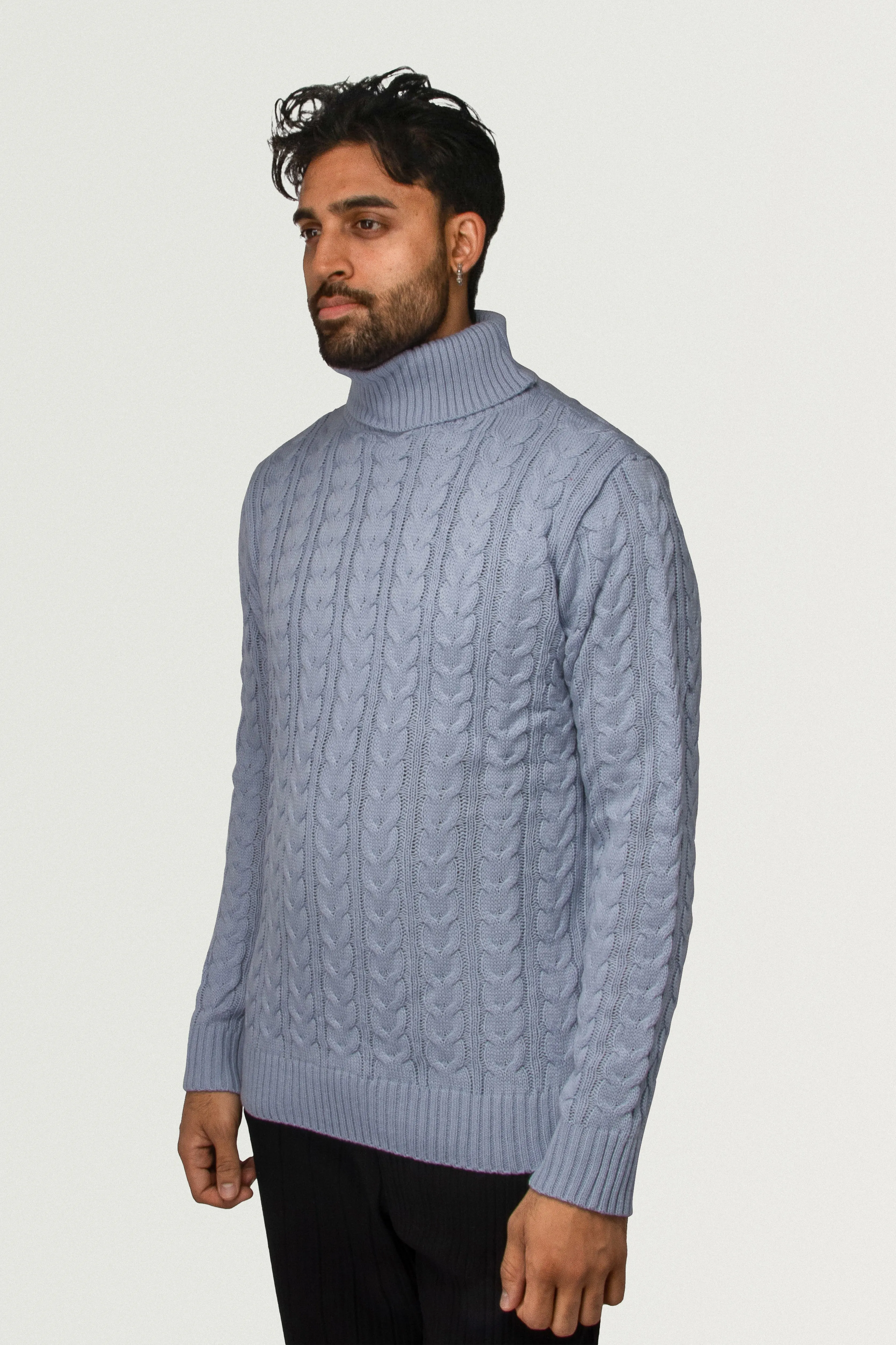 X RAY Men's Soft Slim Fit Turtleneck Pullover Sweaters